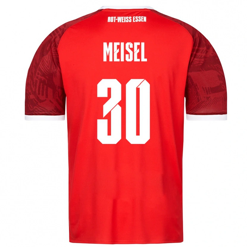 Danxen Heren Kelsey Owusu #30 Rood Bordeaux Wit Uitshirt Uittenue 2025/26 T-Shirt België