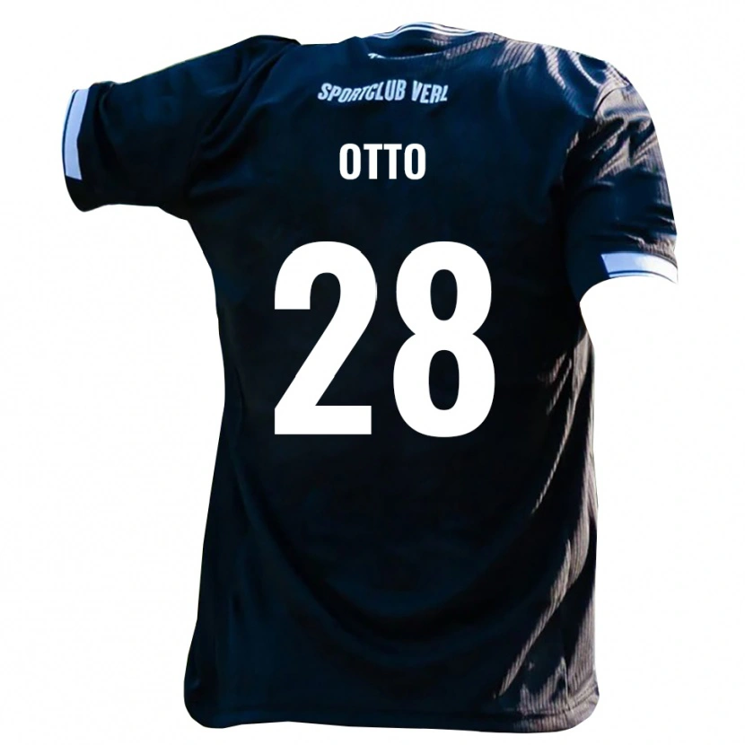 Danxen Heren Yari Otto #28 Zwart Wit Uitshirt Uittenue 2025/26 T-Shirt België