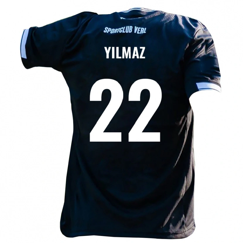 Danxen Heren Furkan Yilmaz #22 Zwart Wit Uitshirt Uittenue 2025/26 T-Shirt België