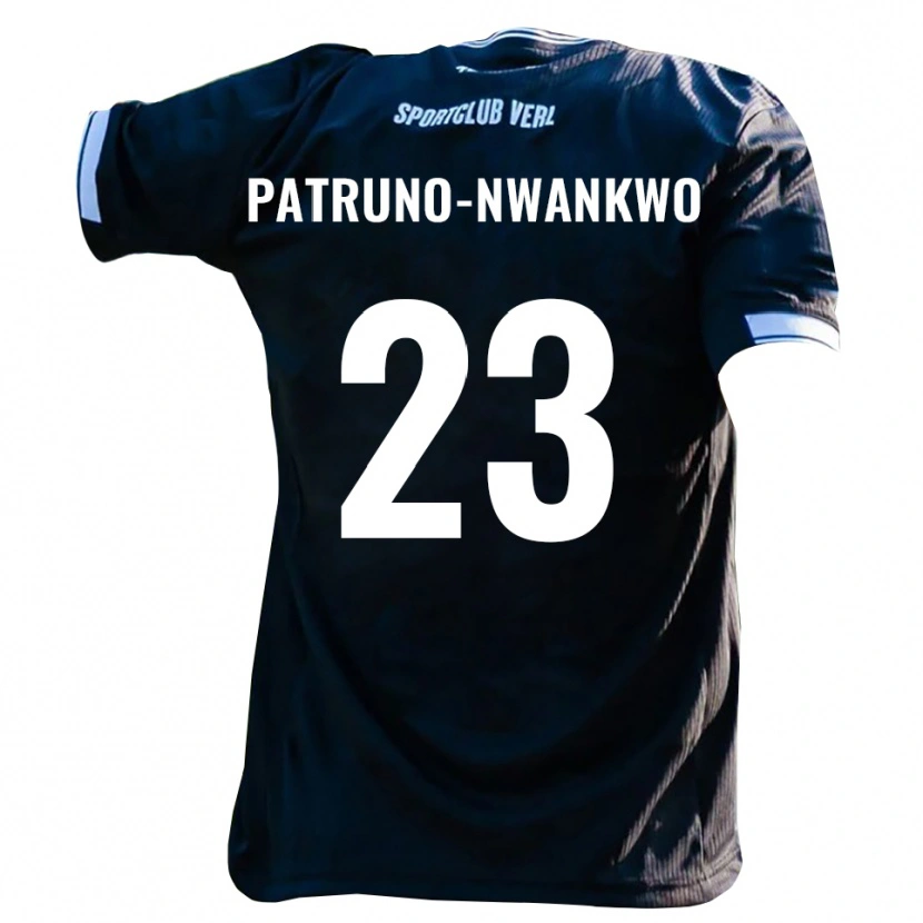 Danxen Heren Josiah Patruno-Nwankwo #23 Zwart Wit Uitshirt Uittenue 2025/26 T-Shirt België