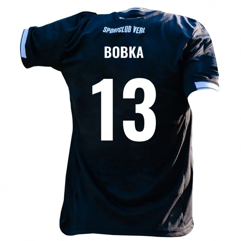 Danxen Heren Matti Bobka #13 Zwart Wit Uitshirt Uittenue 2025/26 T-Shirt België