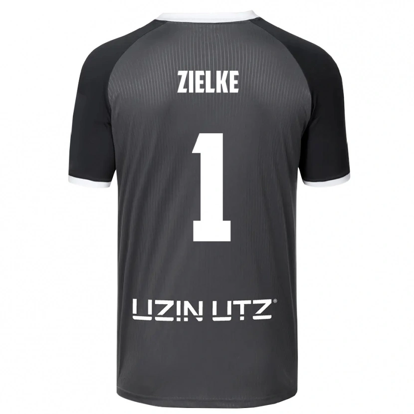 Danxen Heren Paul Zielke #1 Grijs Wit Uitshirt Uittenue 2025/26 T-Shirt België