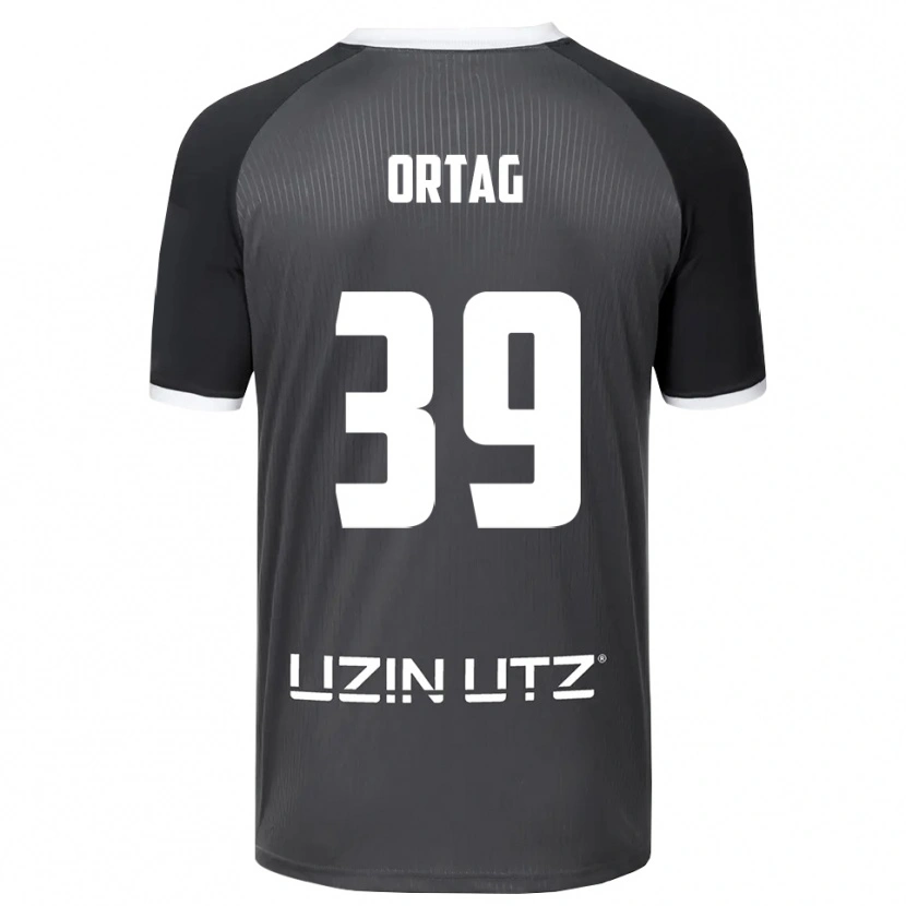 Danxen Heren Christian Ortag #39 Grijs Wit Uitshirt Uittenue 2025/26 T-Shirt België
