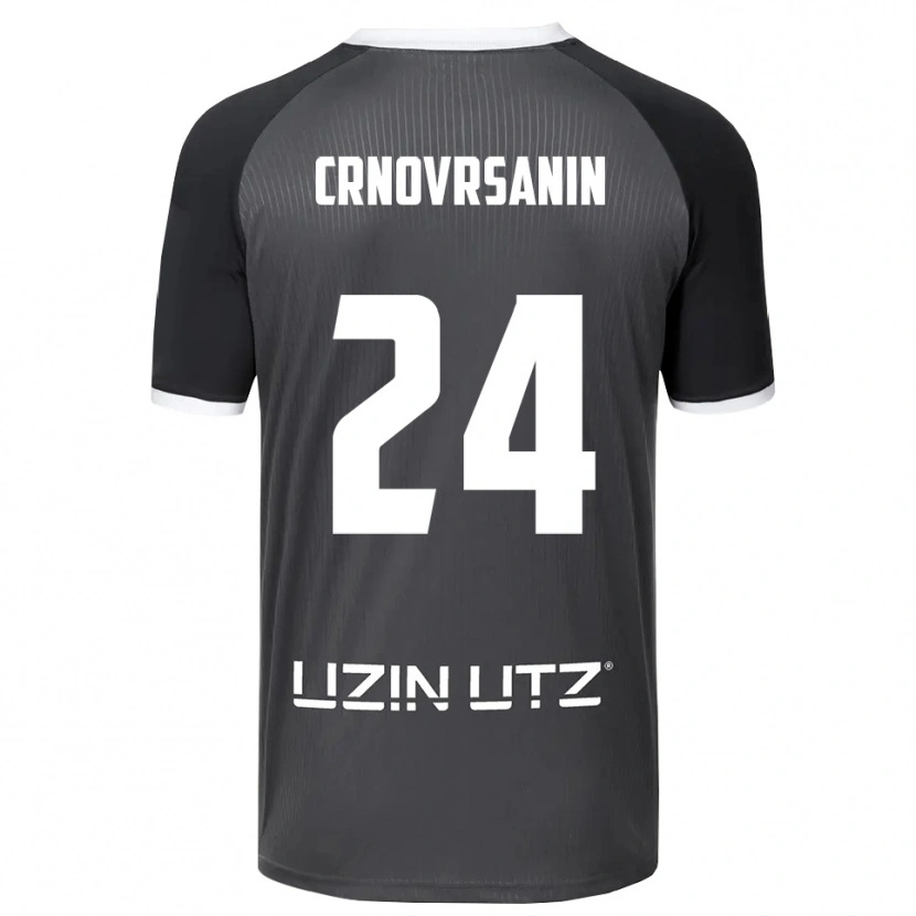 Danxen Heren Sadin Crnovrsanin #24 Grijs Wit Uitshirt Uittenue 2025/26 T-Shirt België