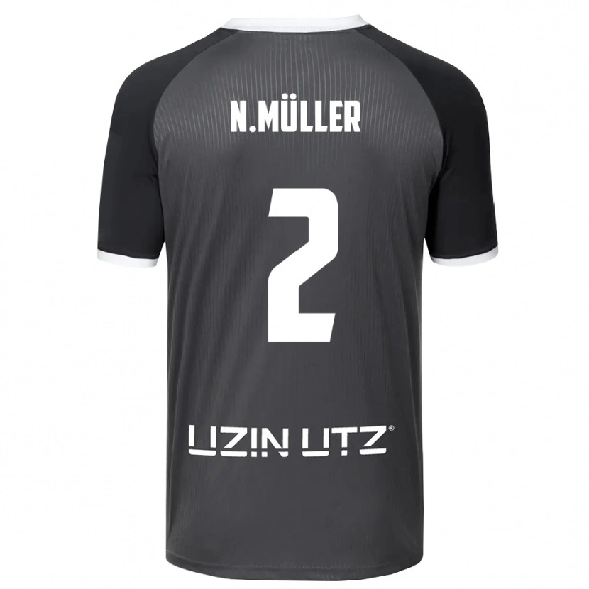 Danxen Heren Nico Müller #2 Grijs Wit Uitshirt Uittenue 2025/26 T-Shirt België