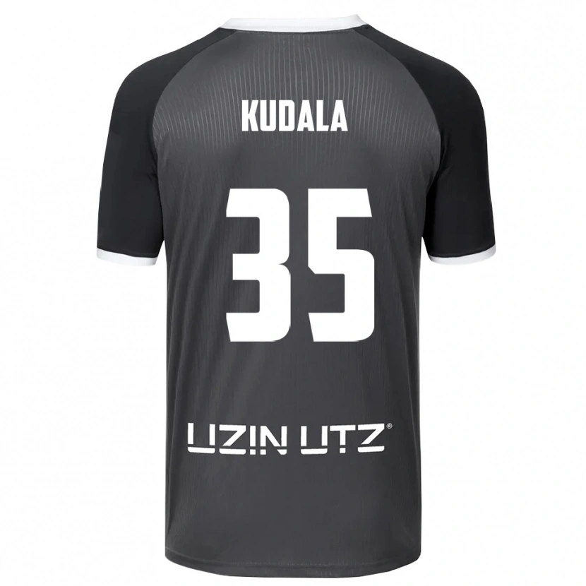 Danxen Heren Julian Kudala #35 Grijs Wit Uitshirt Uittenue 2025/26 T-Shirt België