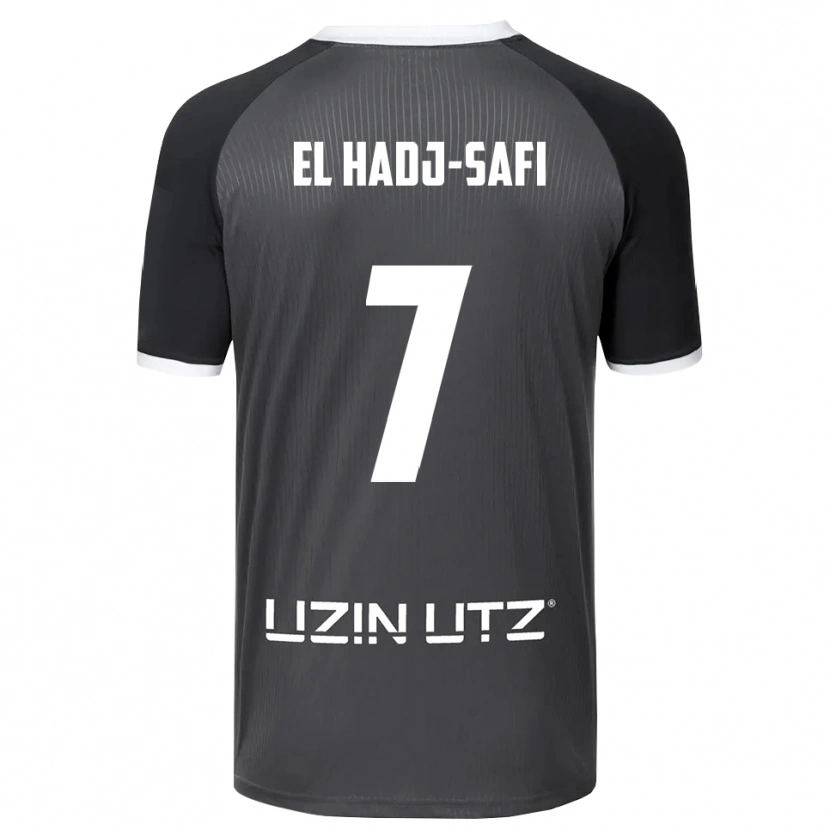 Danxen Heren Iljas El Hadj-Safi #7 Grijs Wit Uitshirt Uittenue 2025/26 T-Shirt België