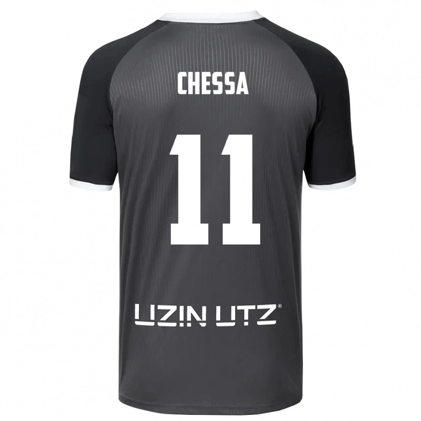 Danxen Heren Dennis Chessa #11 Grijs Wit Uitshirt Uittenue 2025/26 T-Shirt België