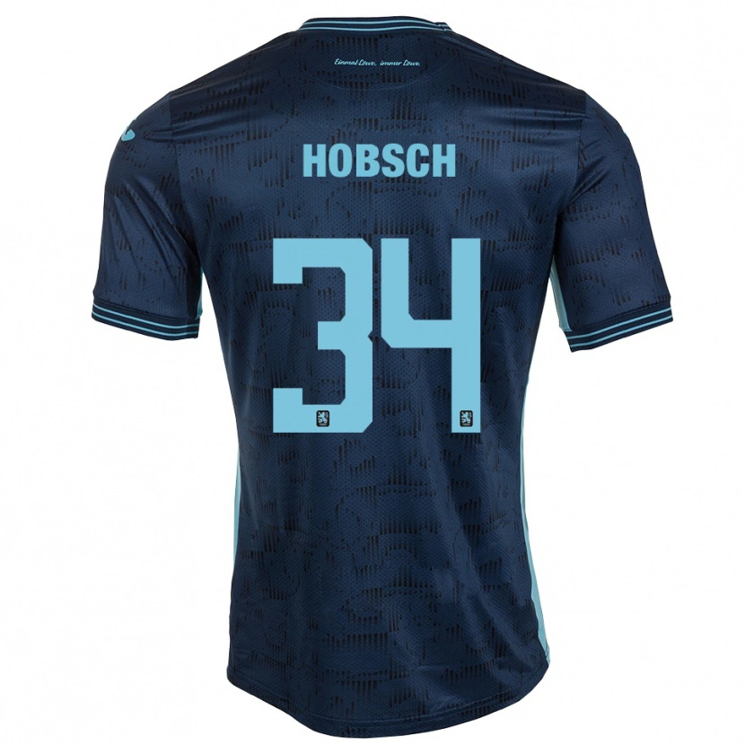 Danxen Heren Patrick Hobsch #34 Koningsblauw Uitshirt Uittenue 2025/26 T-Shirt België