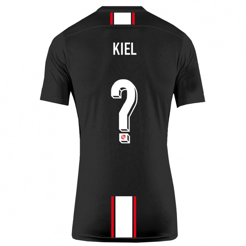 Danxen Heren Niels Kiel #0 Zwart Wit Uitshirt Uittenue 2025/26 T-Shirt België