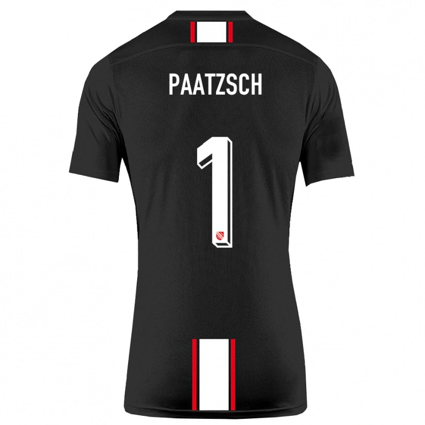 Danxen Heren Pascal Paatzsch #1 Zwart Wit Uitshirt Uittenue 2025/26 T-Shirt België