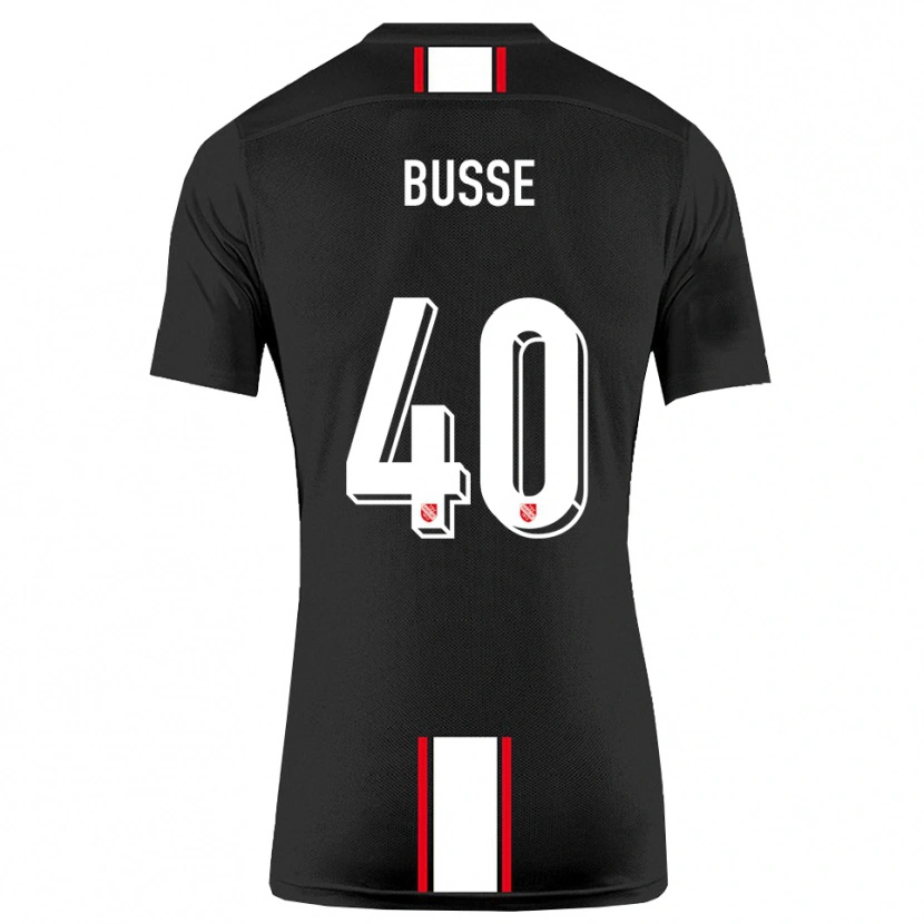 Danxen Heren Jonah Busse #40 Zwart Wit Uitshirt Uittenue 2025/26 T-Shirt België