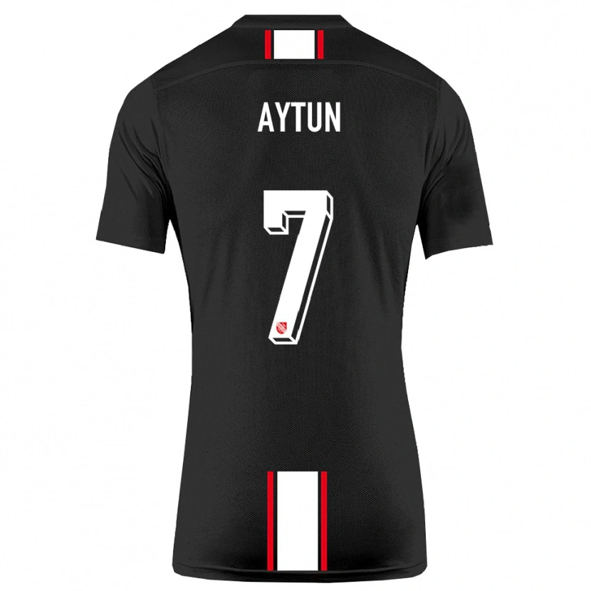 Danxen Heren Emre Aytun #7 Zwart Wit Uitshirt Uittenue 2025/26 T-Shirt België