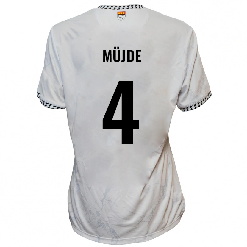 Danxen Heren Semih Müjde #4 Wit Zwart Uitshirt Uittenue 2025/26 T-Shirt België