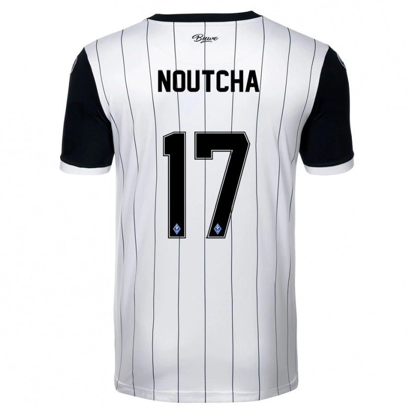 Danxen Heren Marlon Noutcha #17 Wit Zwart Uitshirt Uittenue 2025/26 T-Shirt België