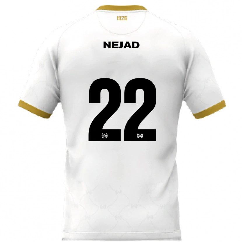 Danxen Heren Milad Nejad #22 Wit Goud Uitshirt Uittenue 2025/26 T-Shirt België