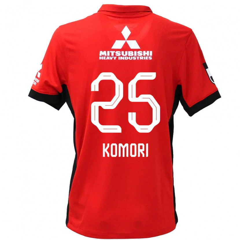 Danxen Kinderen Haruki Komori #25 Rood Wit Thuisshirt Thuistenue 2025/26 T-Shirt België