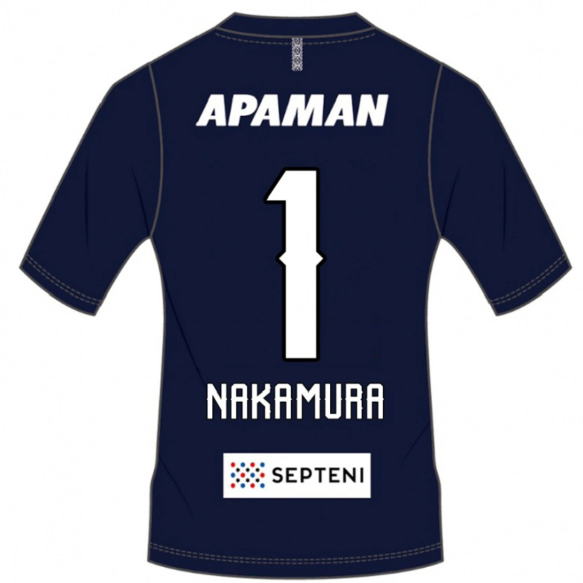 Danxen Kinderen Seigo Nakamura #1 Koningsblauw Wit Thuisshirt Thuistenue 2025/26 T-Shirt België