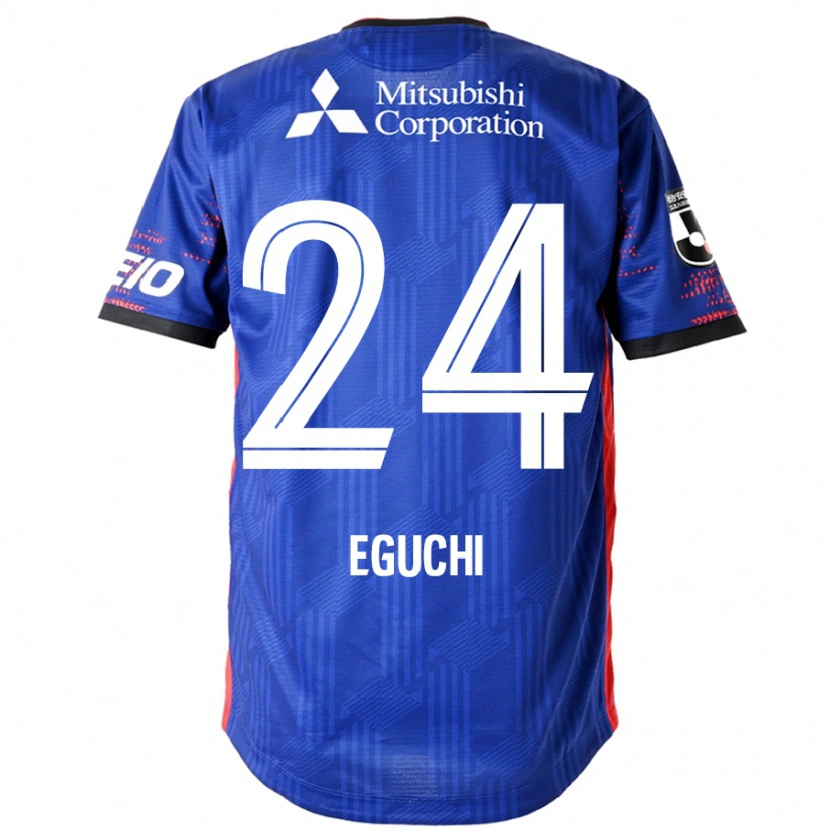 Danxen Kinderen Kaito Eguchi #24 Koningsblauw Wit Thuisshirt Thuistenue 2025/26 T-Shirt België