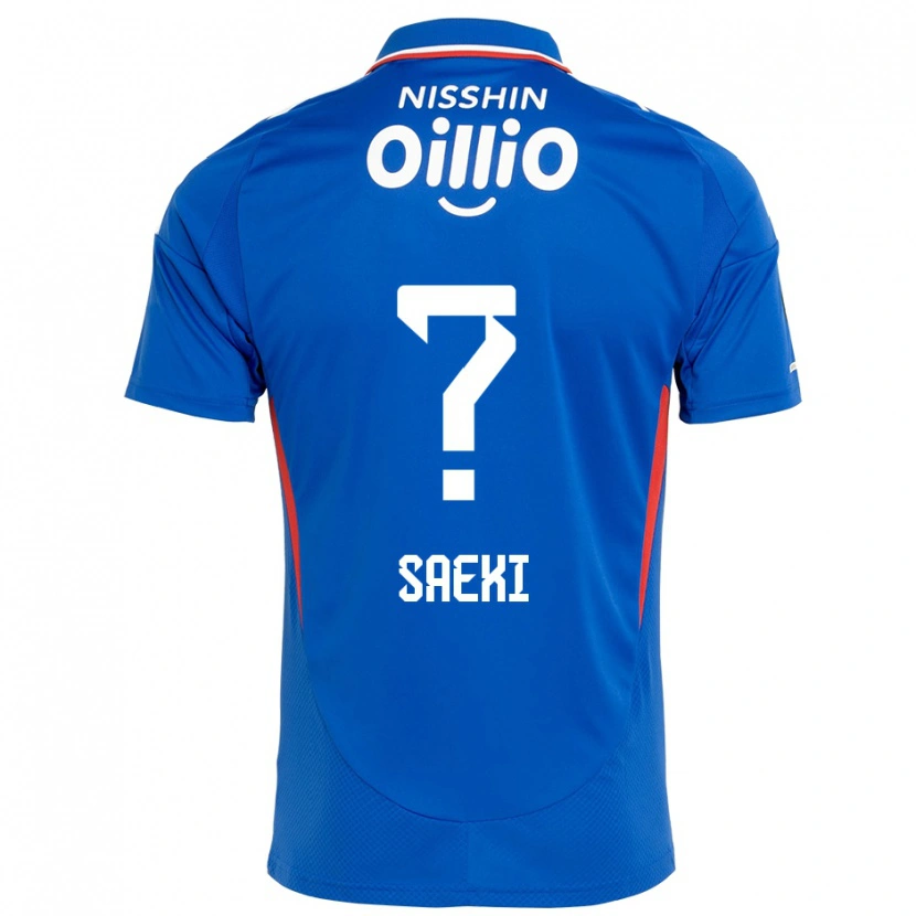 Danxen Kinderen Shunya Saeki #0 Koningsblauw Wit Thuisshirt Thuistenue 2025/26 T-Shirt België