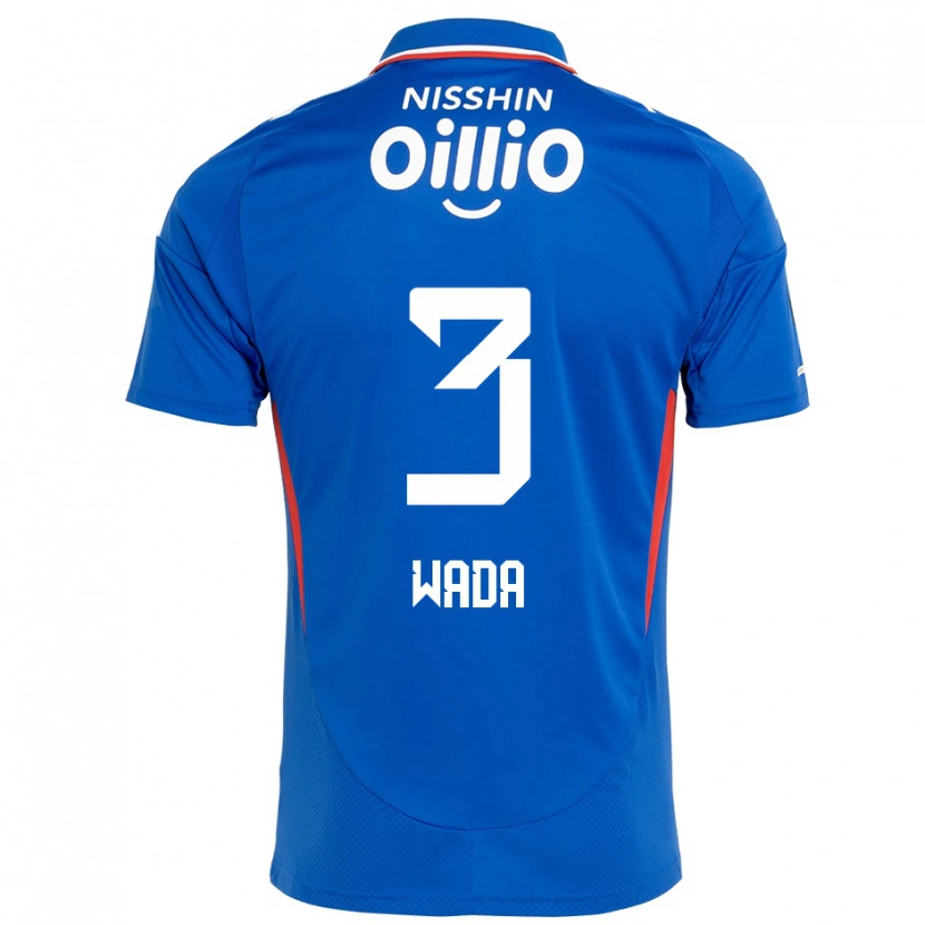 Danxen Kinderen Yusei Wada #3 Koningsblauw Wit Thuisshirt Thuistenue 2025/26 T-Shirt België