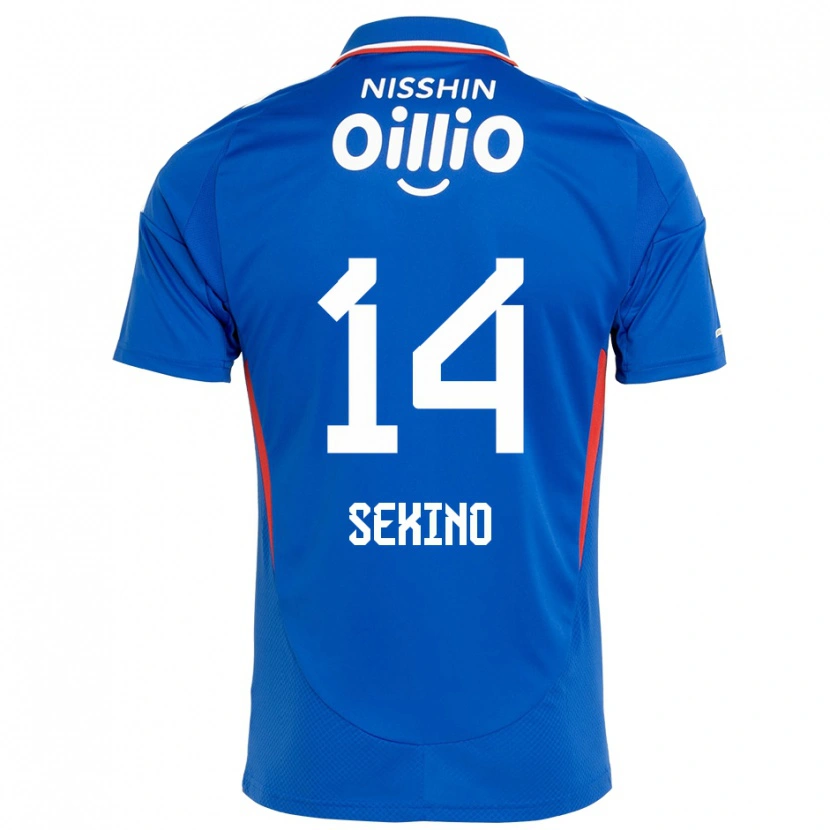 Danxen Kinderen Aiki Sekino #14 Koningsblauw Wit Thuisshirt Thuistenue 2025/26 T-Shirt België
