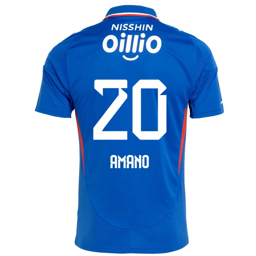 Danxen Kinderen Jun Amano #20 Koningsblauw Wit Thuisshirt Thuistenue 2025/26 T-Shirt België