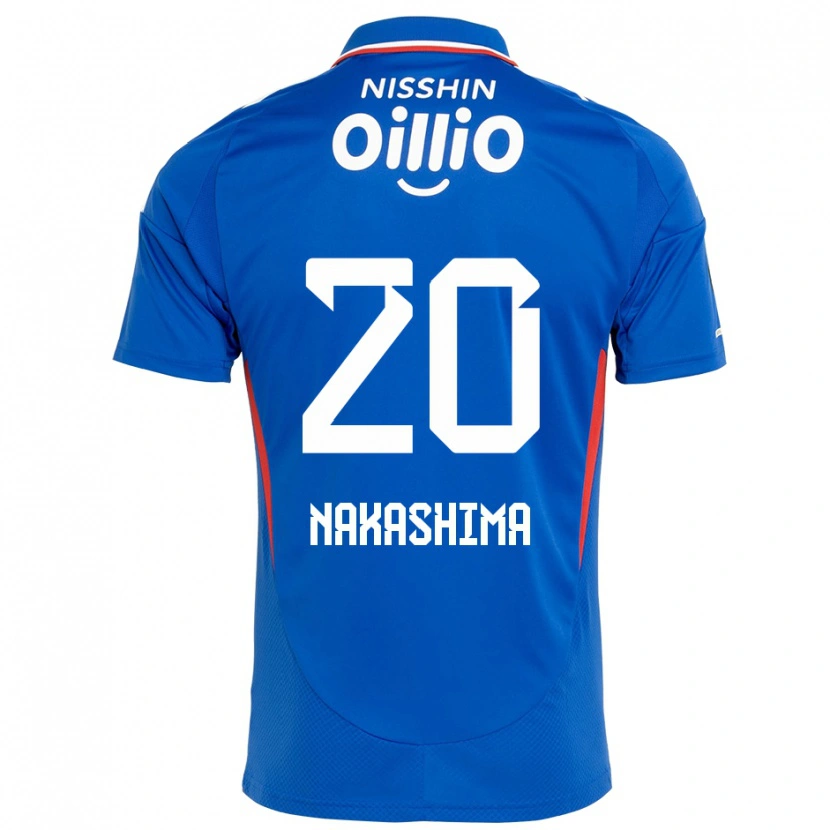 Danxen Kinderen Rikuto Nakashima #20 Koningsblauw Wit Thuisshirt Thuistenue 2025/26 T-Shirt België