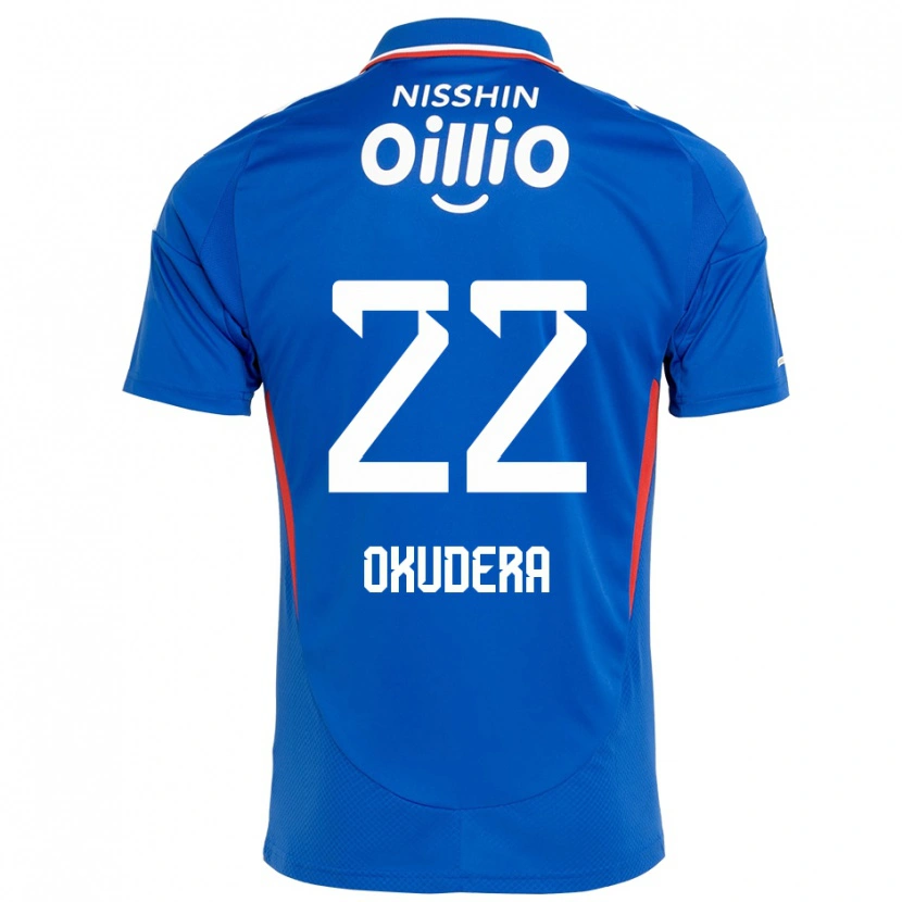 Danxen Kinderen Minato Okudera #22 Koningsblauw Wit Thuisshirt Thuistenue 2025/26 T-Shirt België
