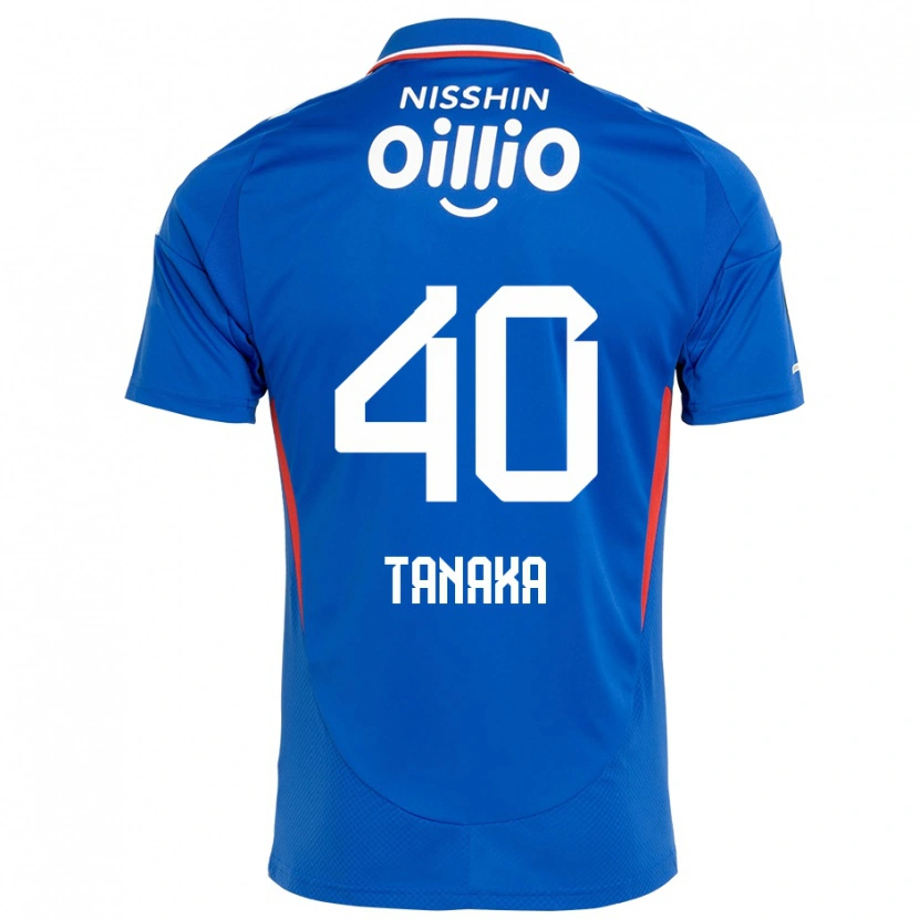 Danxen Kinderen Hiei Tanaka #40 Koningsblauw Wit Thuisshirt Thuistenue 2025/26 T-Shirt België