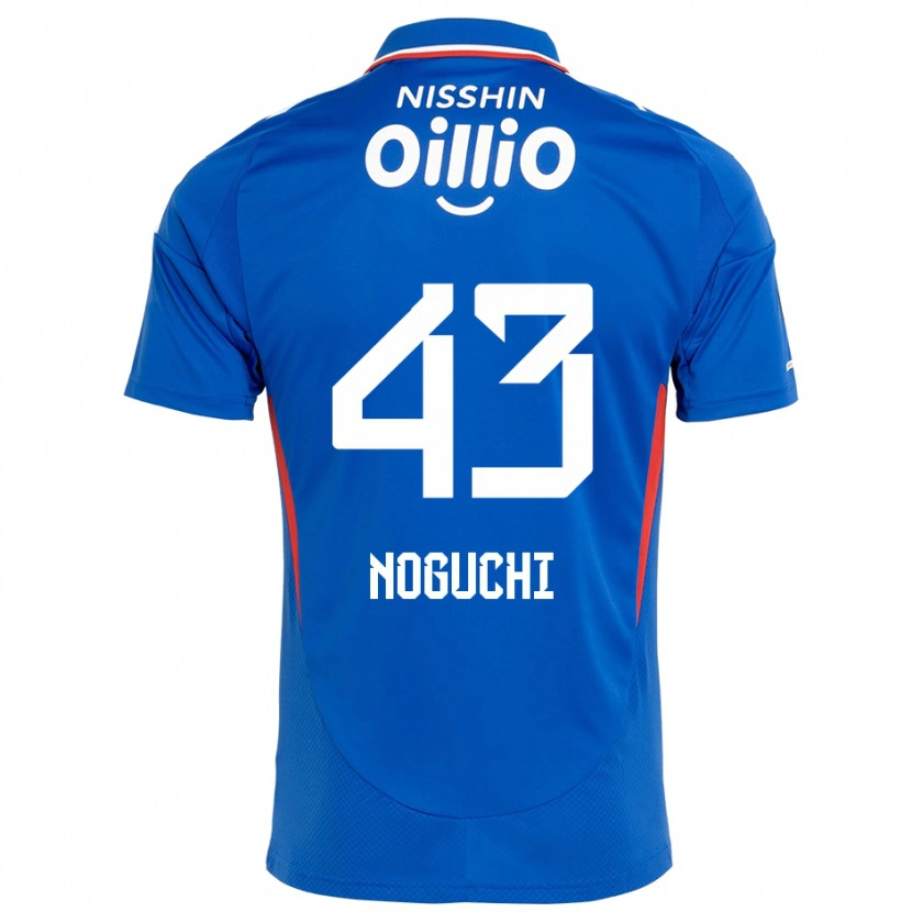 Danxen Kinderen Reno Noguchi #43 Koningsblauw Wit Thuisshirt Thuistenue 2025/26 T-Shirt België