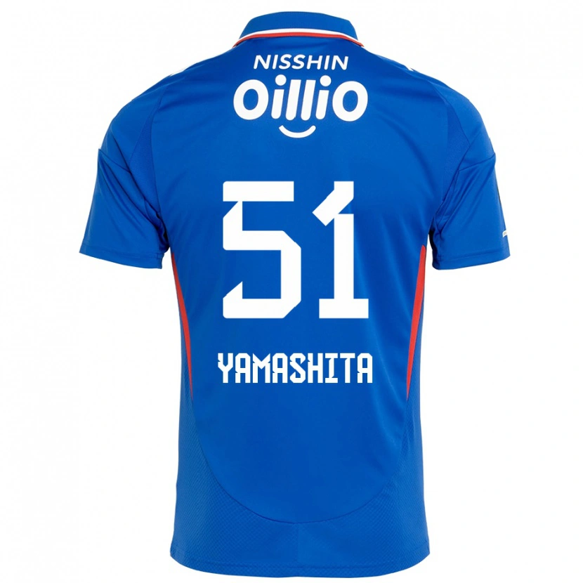 Danxen Kinderen Shoma Yamashita #51 Koningsblauw Wit Thuisshirt Thuistenue 2025/26 T-Shirt België