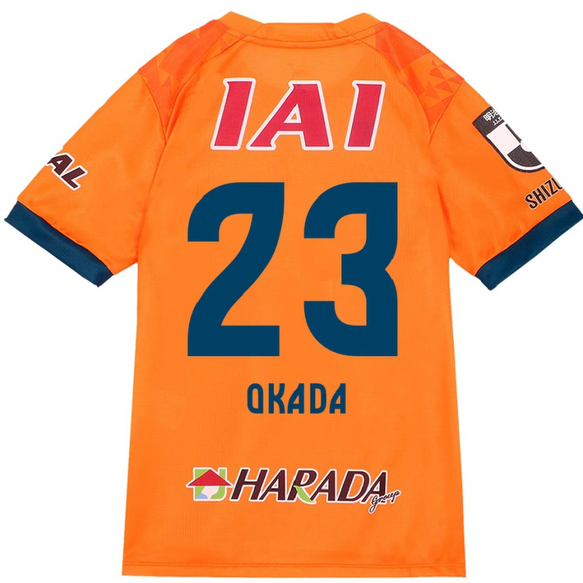 Danxen Kinderen Shu Okada #23 Oranje Rood Thuisshirt Thuistenue 2025/26 T-Shirt België