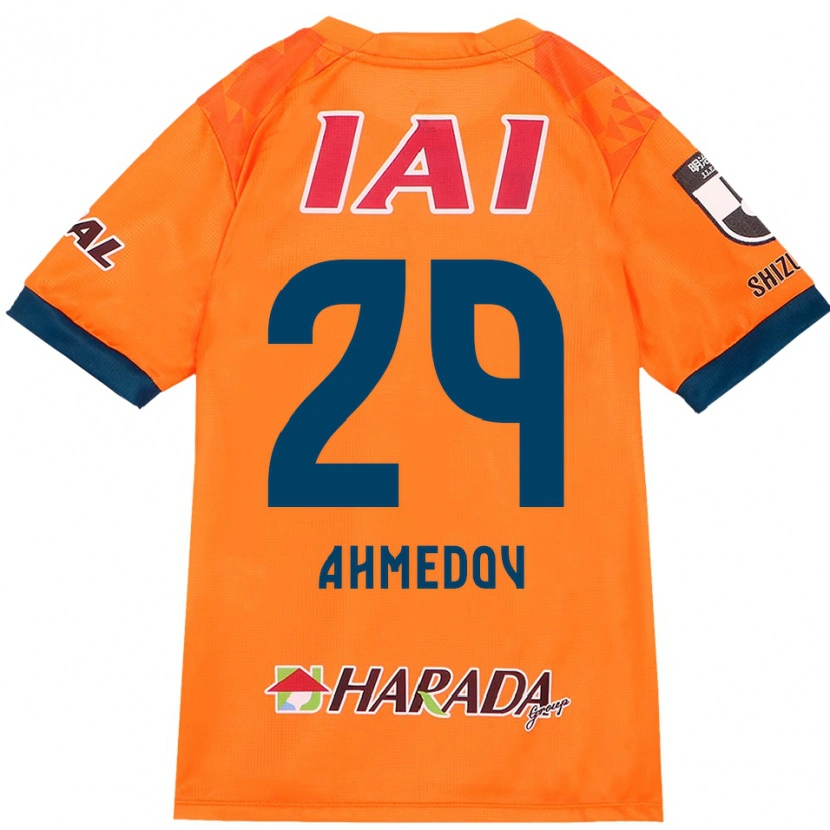Danxen Kinderen Ahmed Ahmedov #29 Oranje Rood Thuisshirt Thuistenue 2025/26 T-Shirt België