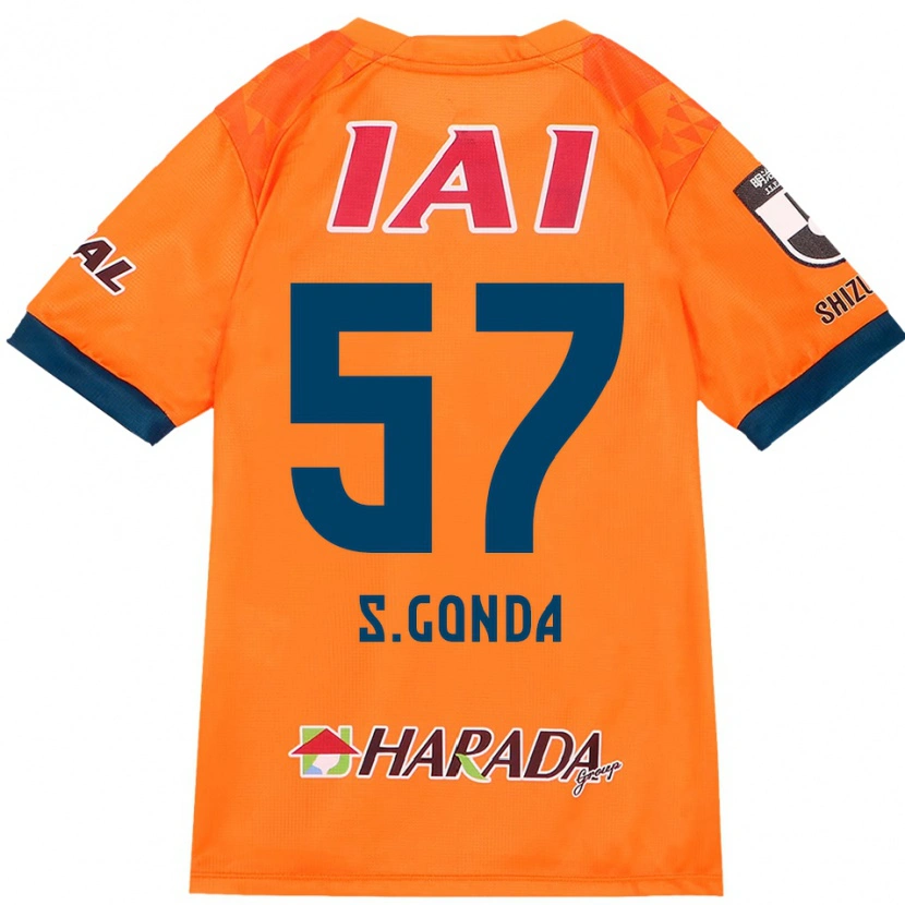 Danxen Kinderen Shuichi Gonda #57 Oranje Rood Thuisshirt Thuistenue 2025/26 T-Shirt België