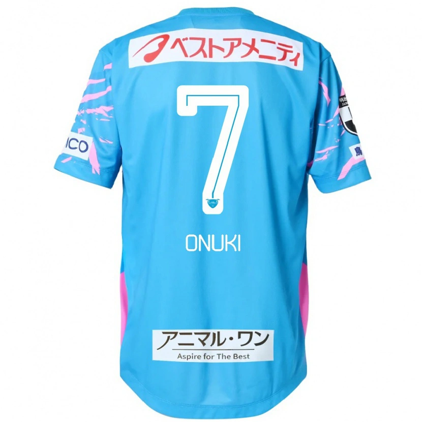 Danxen Kinderen Tentaro Onuki #7 Blauw Roze Thuisshirt Thuistenue 2025/26 T-Shirt België