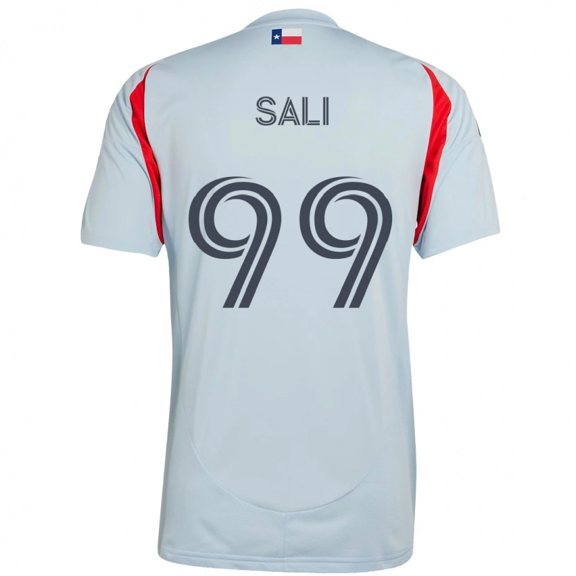 Danxen Kinderen Enes Sali #99 Lichtblauw Rood Uitshirt Uittenue 2025/26 T-Shirt België