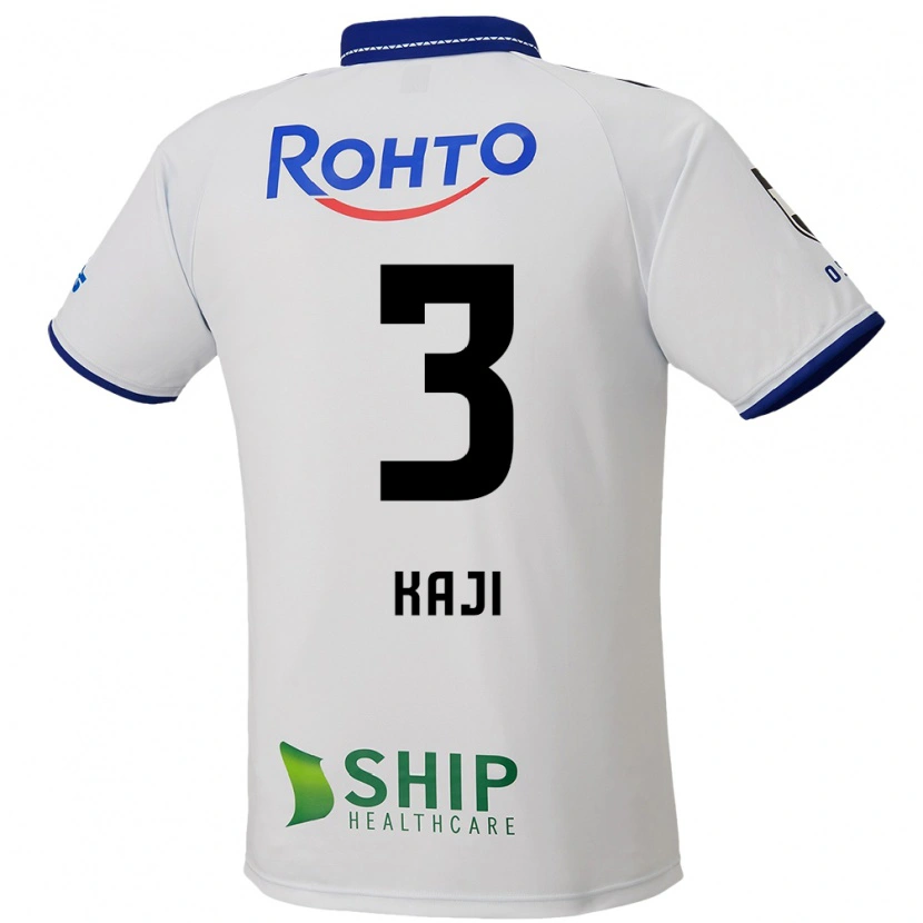 Danxen Kinderen Rihito Kaji #3 Wit Blauw Zwart Uitshirt Uittenue 2025/26 T-Shirt België