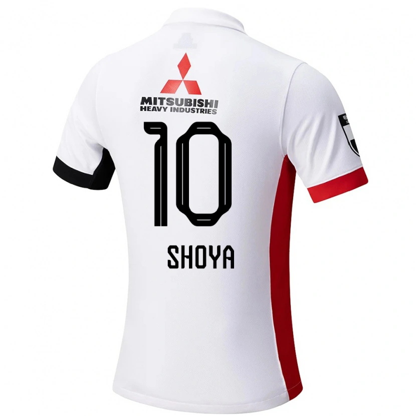 Danxen Kinderen Shoya Nakajima #10 Wit Zwart Uitshirt Uittenue 2025/26 T-Shirt België