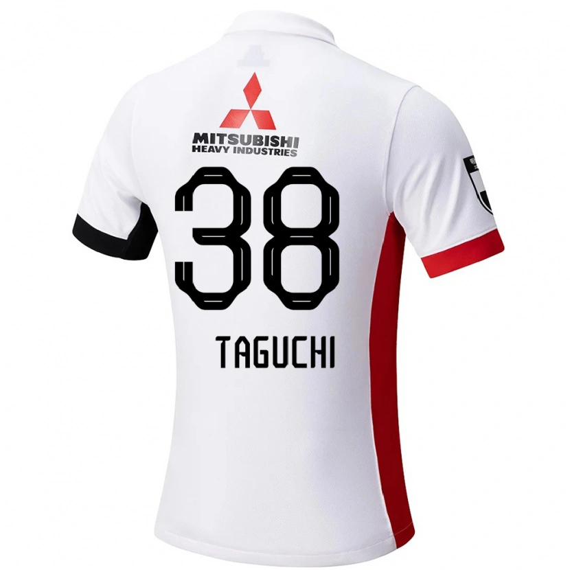 Danxen Kinderen Keita Taguchi #38 Wit Zwart Uitshirt Uittenue 2025/26 T-Shirt België