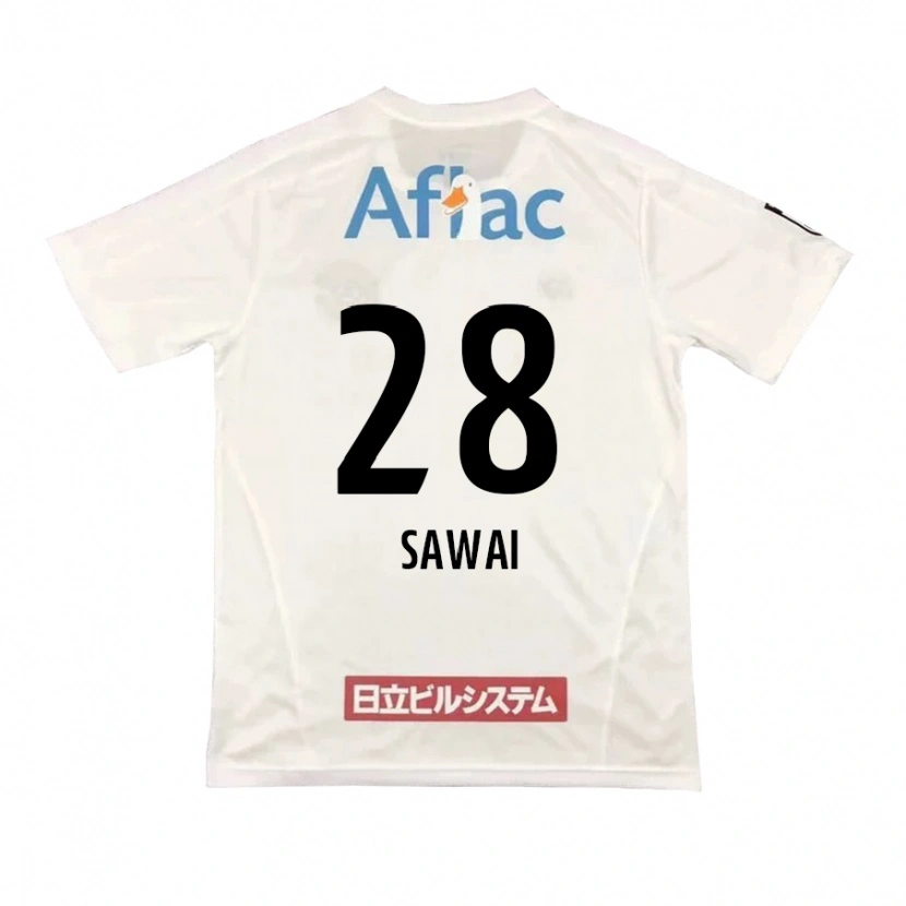 Danxen Kinderen Retsu Sawai #28 Lichtgrijs Beige Uitshirt Uittenue 2025/26 T-Shirt België