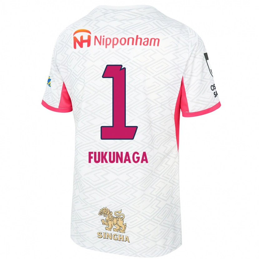 Danxen Kinderen Erika Fukunaga #1 Wit Sakura Roze Uitshirt Uittenue 2025/26 T-Shirt België
