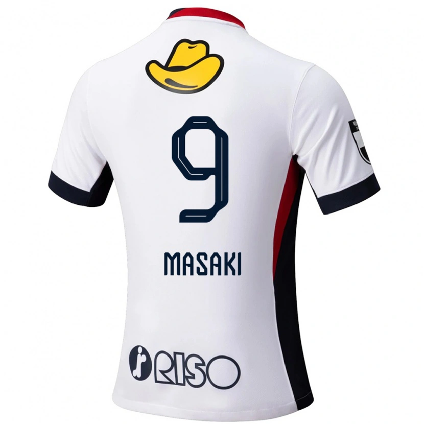 Danxen Kinderen Hiroto Masaki #9 Wit Zwart Uitshirt Uittenue 2025/26 T-Shirt België
