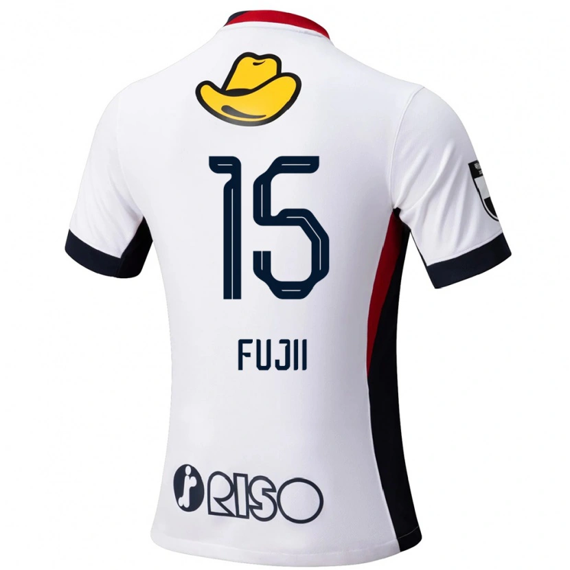 Danxen Kinderen Tomoya Fujii #15 Wit Zwart Uitshirt Uittenue 2025/26 T-Shirt België