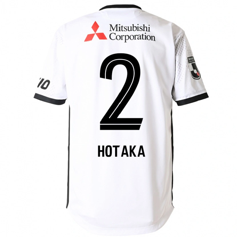 Danxen Kinderen Hotaka Nakamura #2 Wit Zwart Uitshirt Uittenue 2025/26 T-Shirt België
