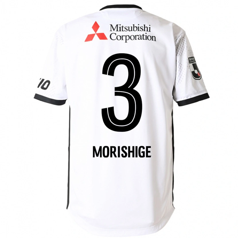 Danxen Kinderen Masato Morishige #3 Wit Zwart Uitshirt Uittenue 2025/26 T-Shirt België