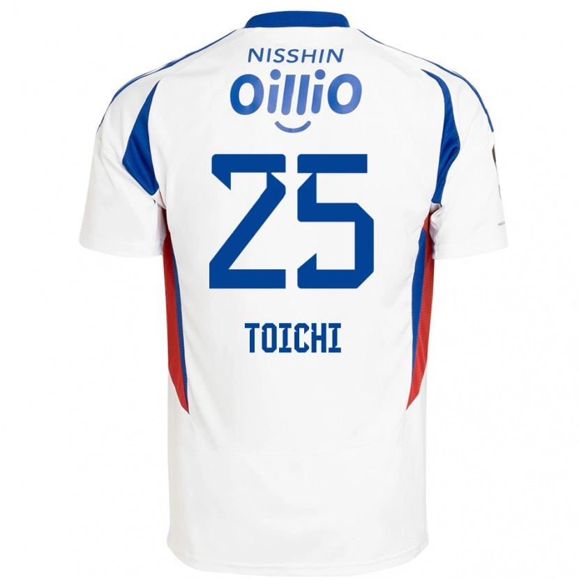 Danxen Kinderen Toichi Suzuki #25 Wit Koningsblauw Uitshirt Uittenue 2025/26 T-Shirt België
