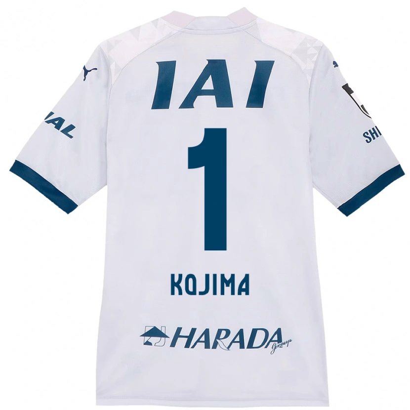 Danxen Kinderen Shuta Kojima #1 Wit Koningsblauw Uitshirt Uittenue 2025/26 T-Shirt België