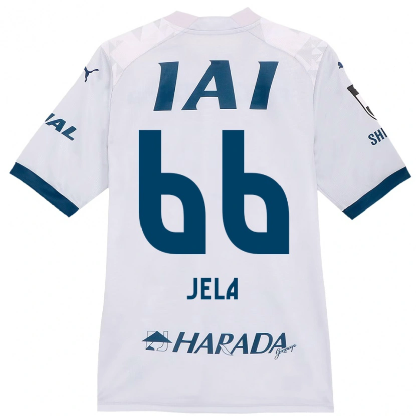 Danxen Kinderen Jelani Reshaun Sumiyoshi #66 Wit Koningsblauw Uitshirt Uittenue 2025/26 T-Shirt België