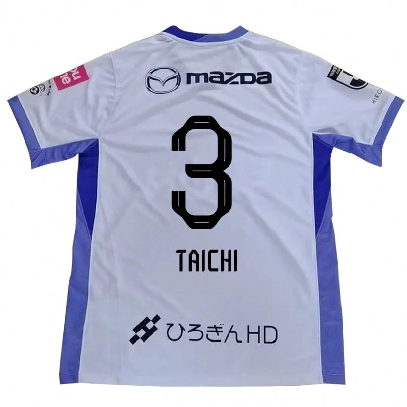 Danxen Kinderen Taichi Yamasaki #3 Wit Oranje Uitshirt Uittenue 2025/26 T-Shirt België